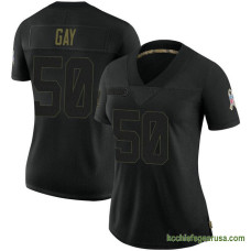 Womens Kansas City Chiefs Willie Gay Black Authentic 2020 Salute To Service Kcc216 Jersey C3181